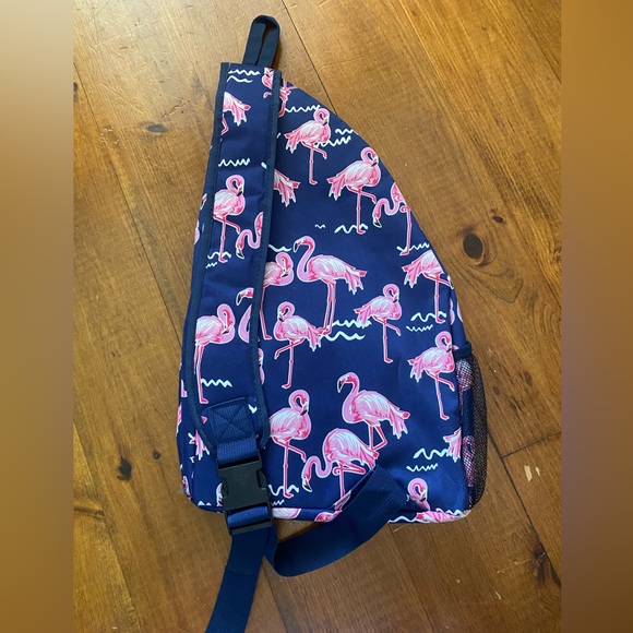 Sling Bag ~ Flamingo Print - Picture 2 of 8